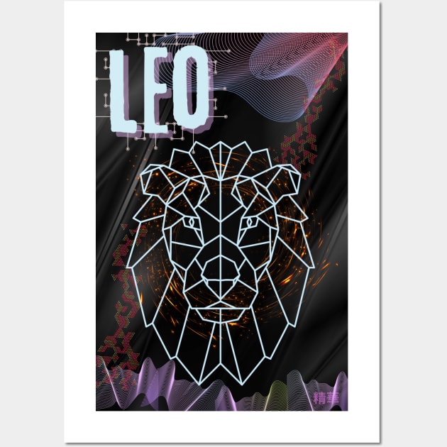 LEO ZODIAC SIGN Wall Art by SEIKA by FP